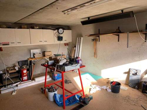 Werkstatt in der Einzelgarage - 