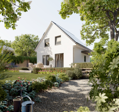 Gartenansicht - Dein eigenes Haus: unkompliziert, energetisch sicher & bezahlbar