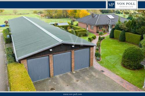Kombipaket - Einzigartige Kombination: Hochwertiger Bungalow mit großzügiger 400 m² Halle!