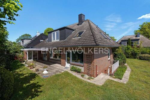 Gartenansicht - 6 Zimmer Einfamilienhaus zum Kaufen in Norderstedt