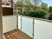 Balkon zum grünen Innenhof - 