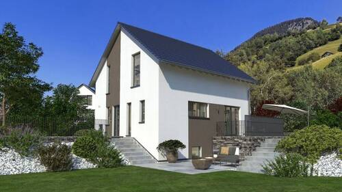 Ansicht Garten - DAS HAUS MIT DEM PLUS AN RAUM - 680.900,00 EUR Kaufpreis, ca.  200,00 m² Wohnfläche