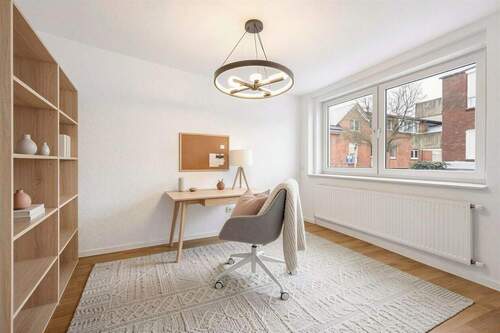 EG. Arbeitszimmer, Wohnbeispiel Virtual-Staging - 