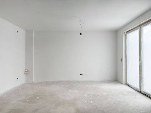 Wohnzimmer mit Kochnische - 