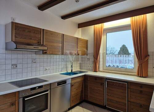 Küche - Etagenwohnung mit 90,00 m&sup2; in Burgoberbach zur Miete