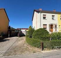 Reihenendhaus, unterkellert mit Nebengelass und Garten - Riesa Merzdorf