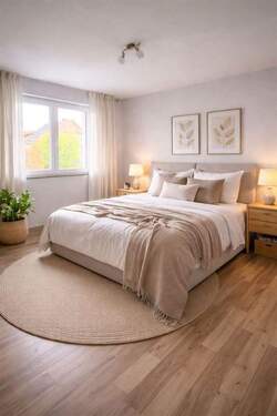 Schlafzimmer - virtually staged - 