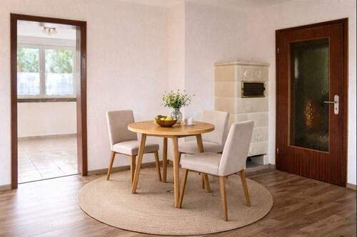 Esszimmer - virtually staged - 