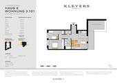 Grundriss - 3 Zimmer Etagenwohnung zum Kaufen in Frankfurt