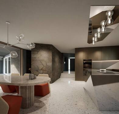 Küche und Essbereich Visualisierung - 