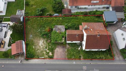 Drohnenaufnahme - Grundstück zum Kaufen in Memmelsdorf / Weichendorf
