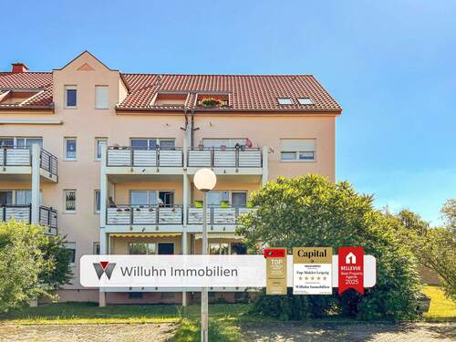 Blick auf die Balkonanlage - Süd-Ost-Balkon 