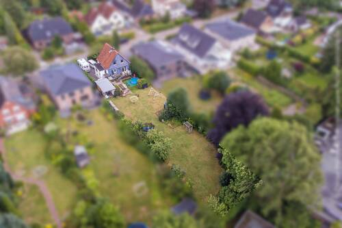 Blick von Nordwesten - Grundstück in Hamburg zum Kaufen