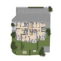 Außenanlagenplan mit Stellplätzen und Carports - 3 Zimmer Etagenwohnung in Roth