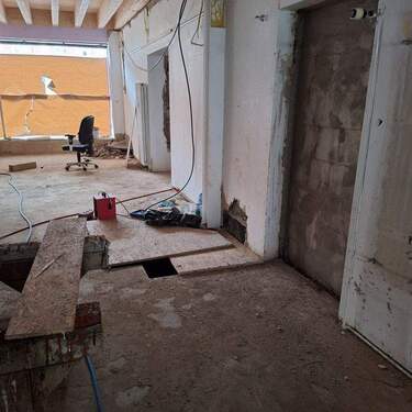 3 Vorbereitung für WC-Bereich - Büro zur Miete in Friedrichsdorf