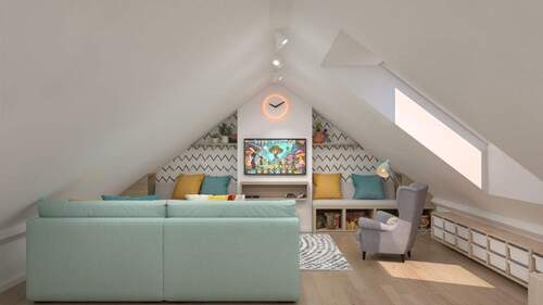 Spitzboden ausgebaut - 