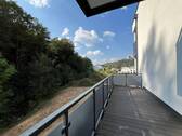 Balkon Blick auf den Bach - 