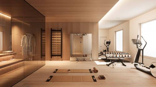 Gym im Hobbyraum - 4 Zimmer Etagenwohnung in München