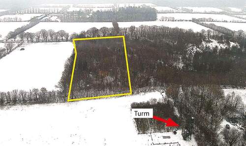 Ansicht Drohne - Grundstück zum Kaufen in Großenaspe