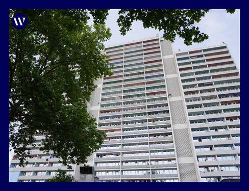 Ansicht - Moderne 2-Zimmer-Wohnung im 4. Obergeschoss, Aufzug, Balkon, Duschbad