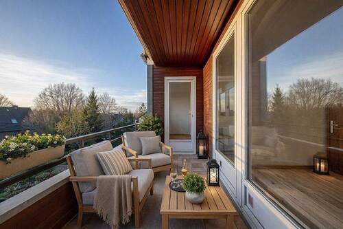 200-8711_Loggia-gestaged - 3 Zimmer Etagenwohnung zum Kaufen in Elmshorn