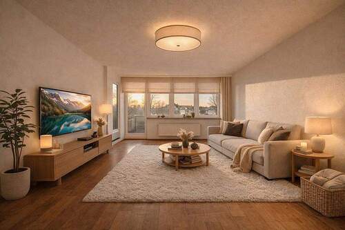 200-8711_Wohnzimmer-2_gestaged - 3 Zimmer Etagenwohnung in Elmshorn