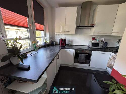 Küche - Charmante 2-Zimmer-Wohnung nahe Tegeler See - modernisiert und mit französischem Balkon