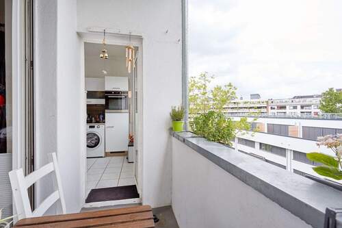 Balkon - 2 Zimmer Etagenwohnung zum Kaufen in Düsseldorf / Düsseltal