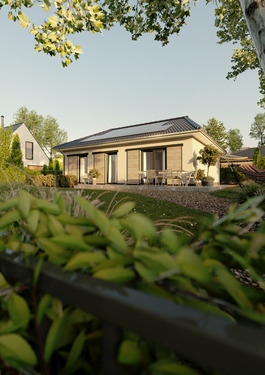 Bungalow-78-Garten-Fokus-Materialmix - 4 Zimmer Bungalow in Ahnatal