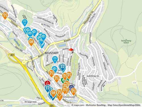 Geolyzer Kartenausschnitt - 