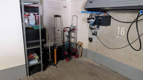 Abstellecke neben TG-Stellplat - 