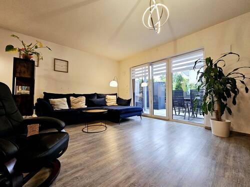 Wohnzimmer - Etagenwohnung mit 85,00 m² in Taufkirchen zum Kaufen