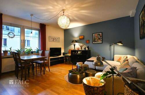 Wohn-Essbereich - Etagenwohnung mit 58,00 m&sup2; in Köln zum Kaufen