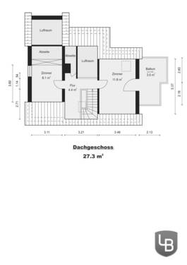Wohnhaus Dachgeschoss - 