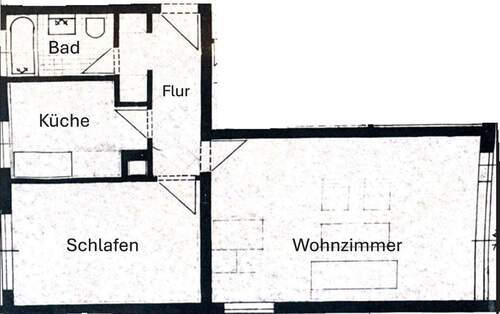 Zeichnung 2 Zi. Wg. - 