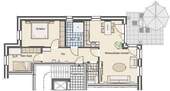 Grundriss der Wohnung 39 im EG - 