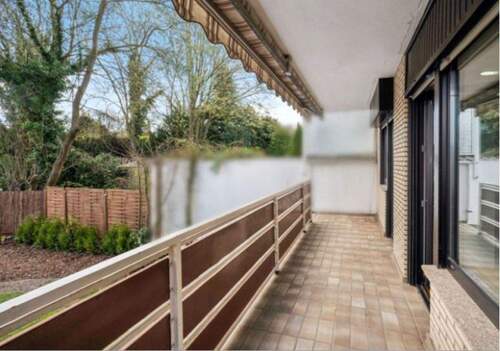 Hochparterre Balkon - 