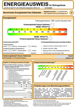 Energieausweis - 