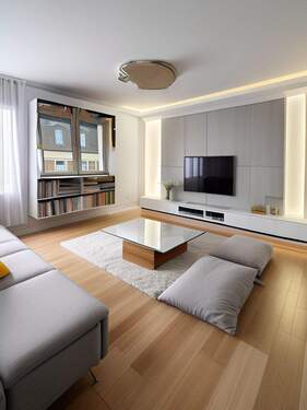 Wohnzimmer nach Renovierung - 