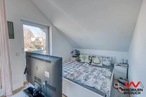 Schlafbereich im Dachgeschoss - 