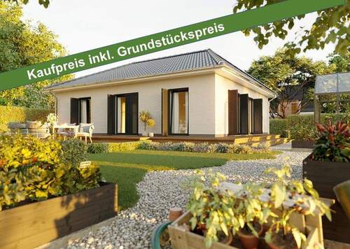 BG 92 dark - Mit Grundstück: Großartig & praktisch leben in Ihrem Town & Country Bungalow in Spangenberg
