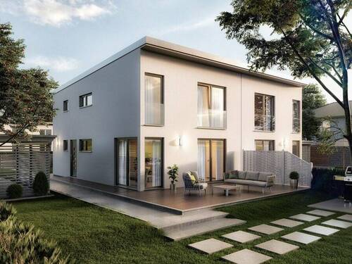 csm_doppelhaus-aura-136-pultdach-garten-2021-07-26 - Investieren Sie clever! In Eigenheim!