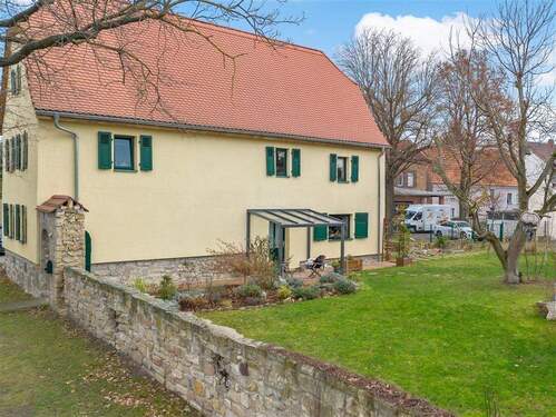 Ansicht Hauseingang - Liebhaberstück! Kernsanierte und strahlende 'Alte Diva'- Einfamilienhaus in Bennstedt!