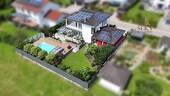 Drohnenansicht - 5 Zimmer Einfamilienhaus zum Kaufen in Hengersberg