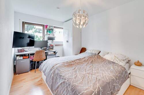 Schlafzimmer - Etagenwohnung mit 84,80 m&sup2; in München zum Kaufen