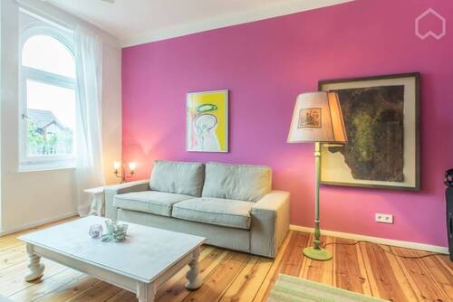 Wohnzimmer - 3 Zimmer Etagenwohnung zum Kaufen in Berlin / Lichterfelde