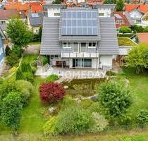Architekten-Energieeffizienshaus mit Gartenparadies & gehobenem Wohnkomfort - Löffingen