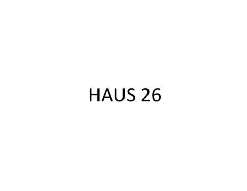 HAUS 26 - 