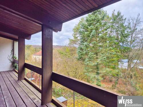 Blick vom Balkon - Grundstück in Würzburg zum Kaufen