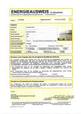 Energieausweis - 